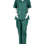 Nanny Tag Two-Piece Uniform Set - Deep Teal