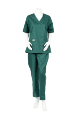 Nanny Tag Two-Piece Uniform Set - Deep Teal