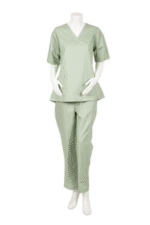 Nanny Tag Two-Piece Uniform Set - Sage Green