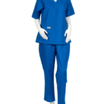 Nanny Tag Two-Piece Uniform Set - Royal Blue