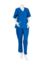 Nanny Tag Two-Piece Uniform Set - Royal Blue