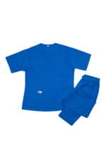 Nanny Tag Two-Piece Uniform Set - Royal Blue - Image 7