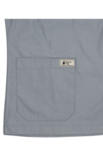 Nanny Tag Two-Piece Uniform Set - Silver Grey - Image 5