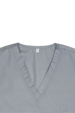 Nanny Tag Two-Piece Uniform Set - Silver Grey - Image 6