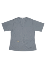 Nanny Tag Two-Piece Uniform Set - Silver Grey - Image 7