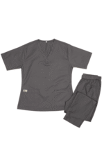Nanny Tag Two-Piece Uniform Set - Charcoal Grey - Image 4