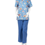 Nanny Tag Two-Piece Uniform Set - Blue