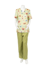 Nanny Tag Two-Piece Uniform Set - Green