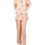 Nanny Tag Two-Piece Uniform Set - Pink