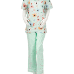 Nanny Tag Two-Piece Uniform Set - Light Green