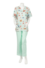 Nanny Tag Two-Piece Uniform Set - Light Green